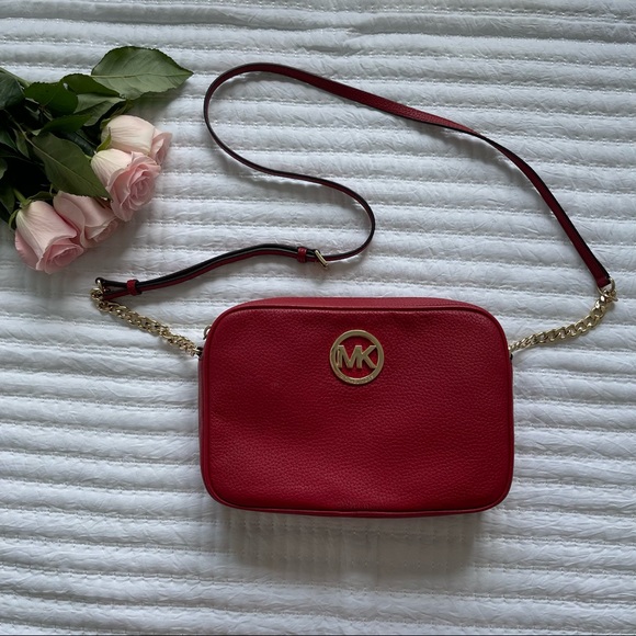 Michael Kors  Crossbody Red Bag - Picture 1 of 8